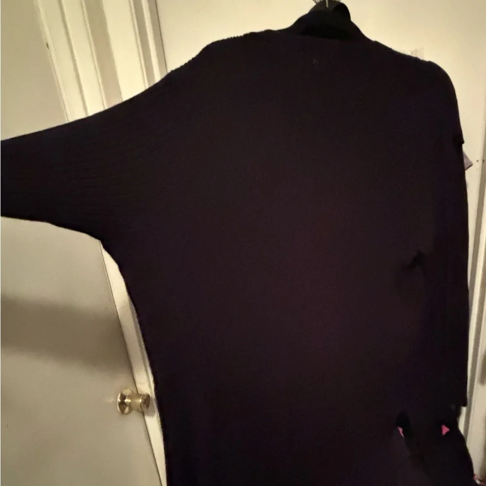 EVRI Women's Black Cardigan Sweater - Picture 2 of 3